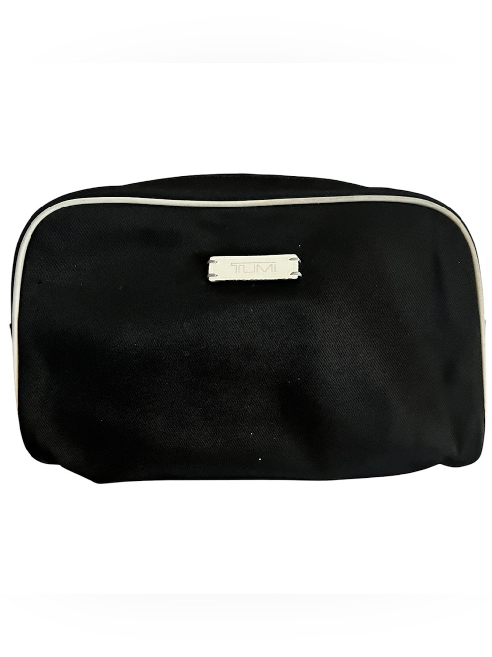 Tumi Voyageur Toulouse Black and White Nylon Travel Cosmetic Case - Picture 2 of 5